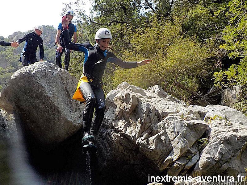 Canyoning Terme Inférieur à Amélie les Bains dans les Pyrénées Orientales